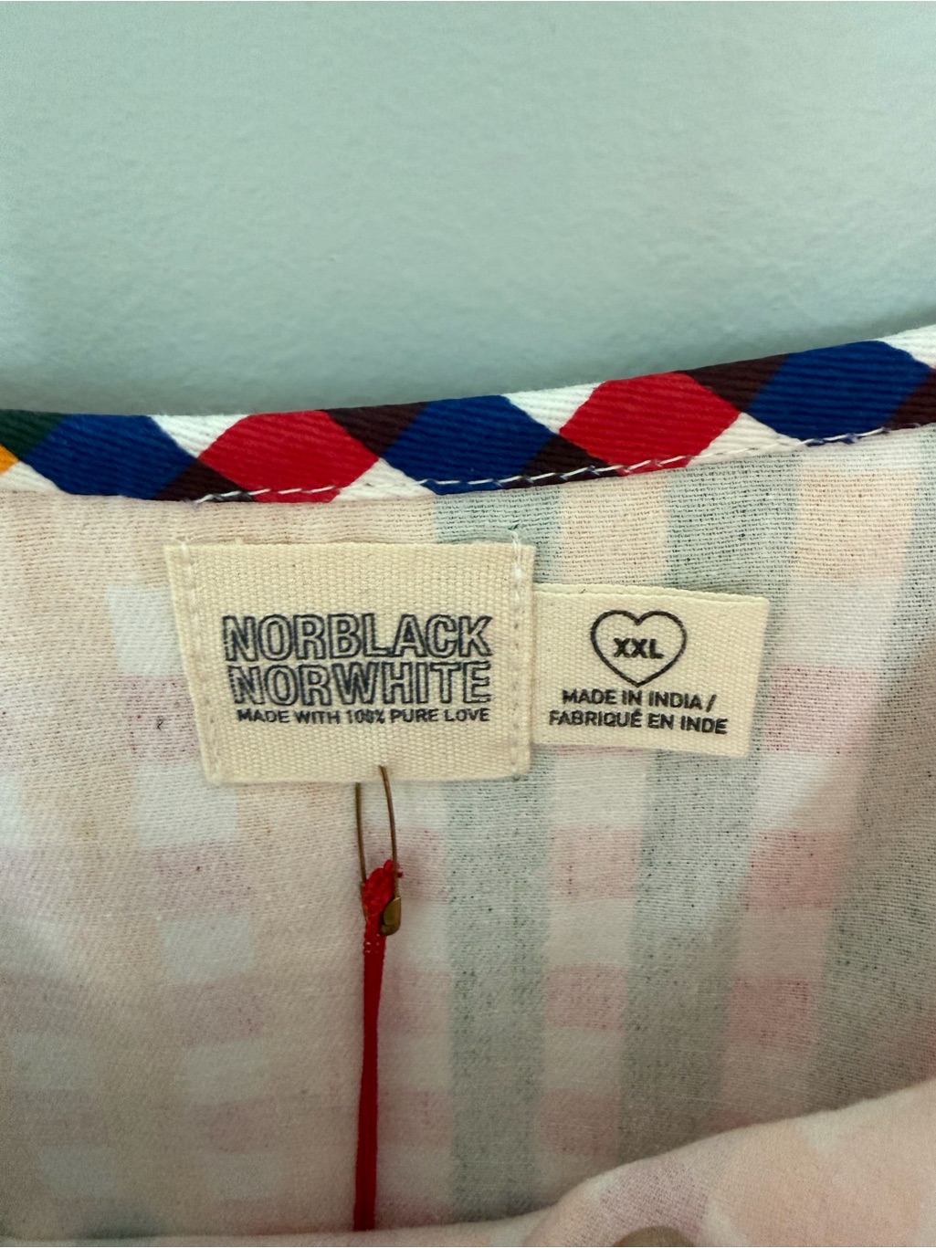 Rainbow Checked Dress — image 2 of 2